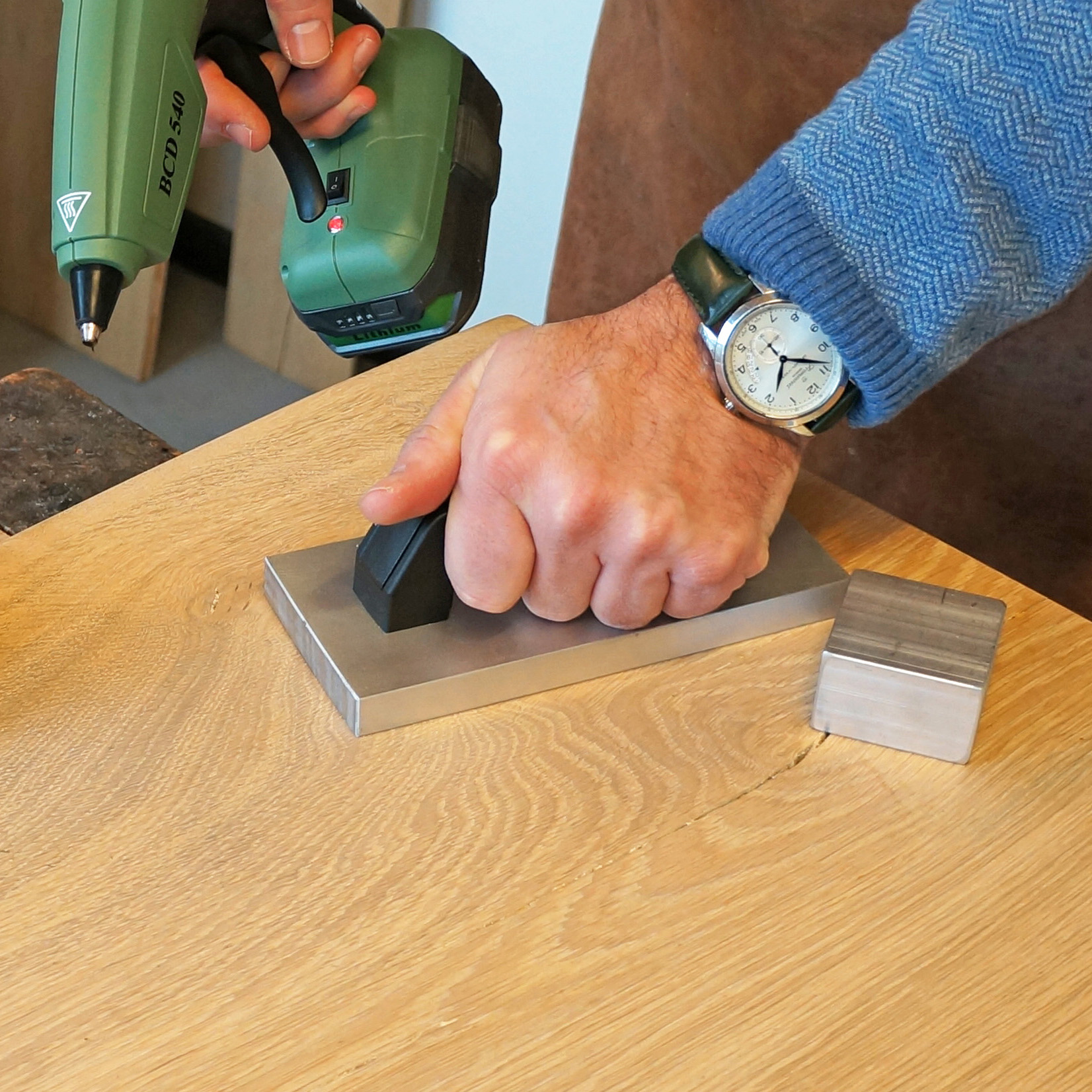 Wood Repair Tools Cooling iron for Knot Filler repair