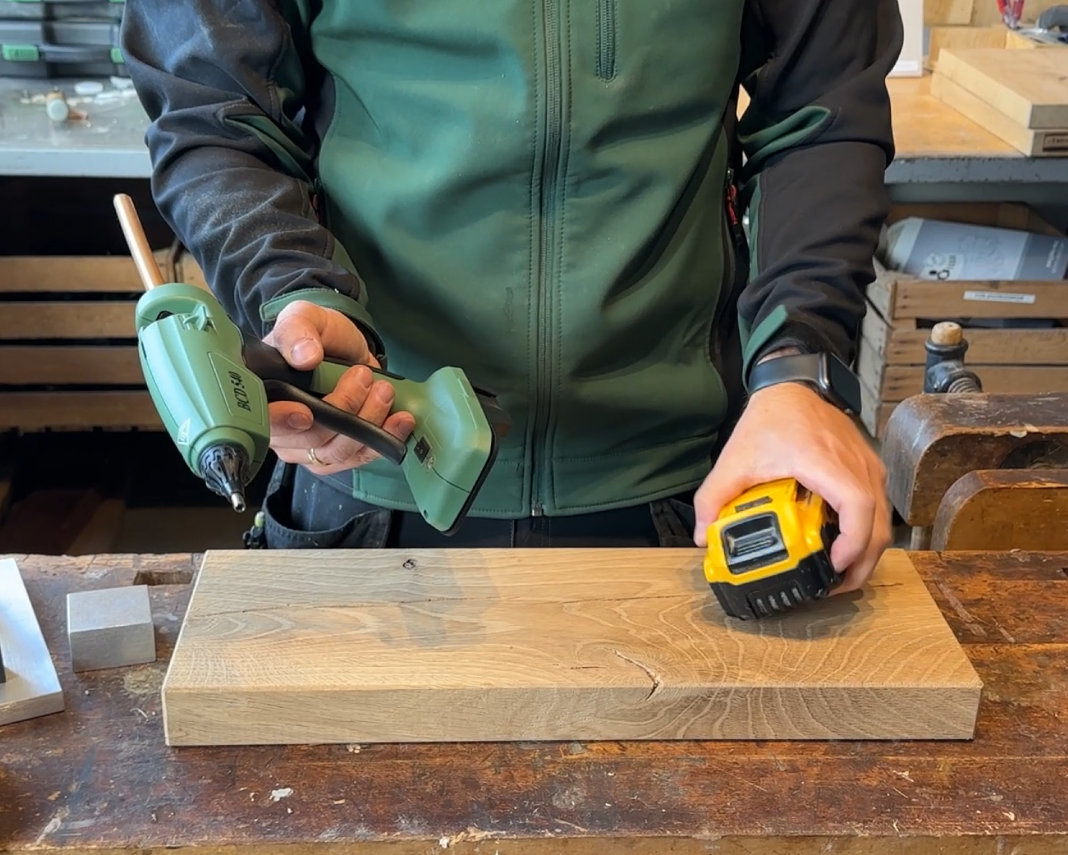 Basic Wood Repair heating gun for Knot Filler repairs