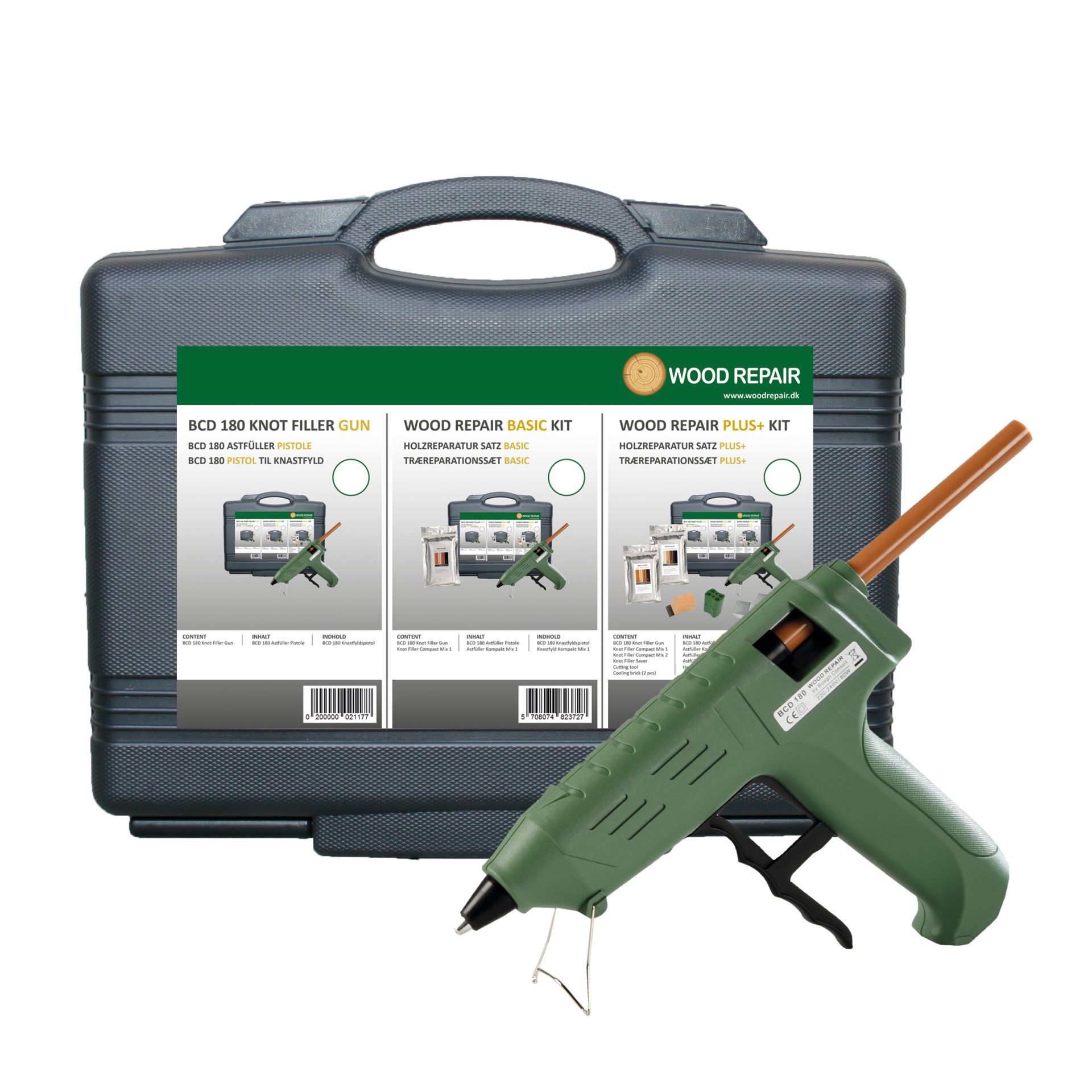 Basic Wood Repair heating gun for Knot Filler repairs